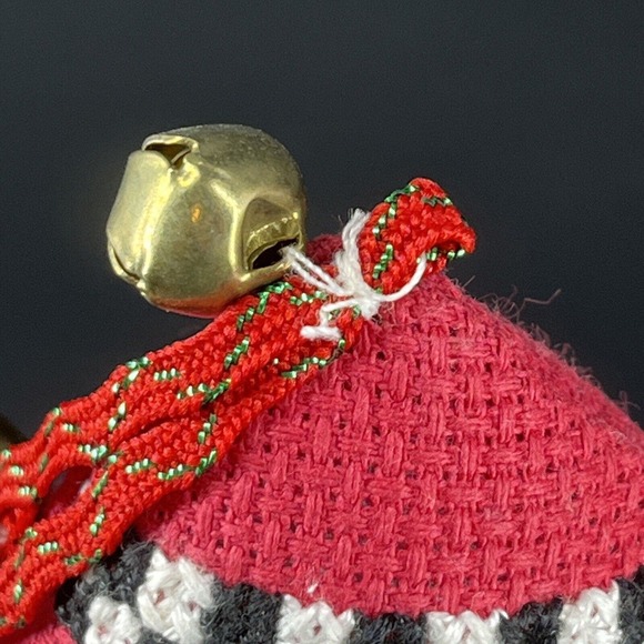 VINTAGE Cross Stitched Stuffed Plush Santa Claus Dolls Set 3 Christmas Decor - Picture 13 of 16